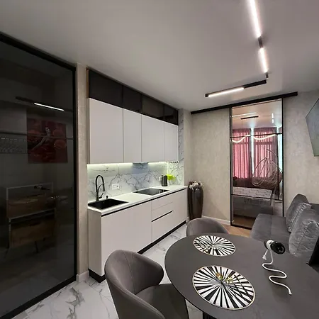 Apartment вид на море, 1 мин к морю, аркадия, жк морская симфония *
