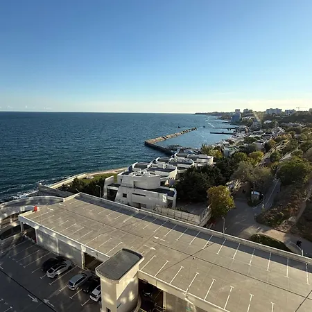 Apartment вид на море, 1 мин к морю, аркадия, жк морская симфония